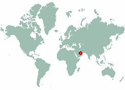 Arzanah Airport in world map